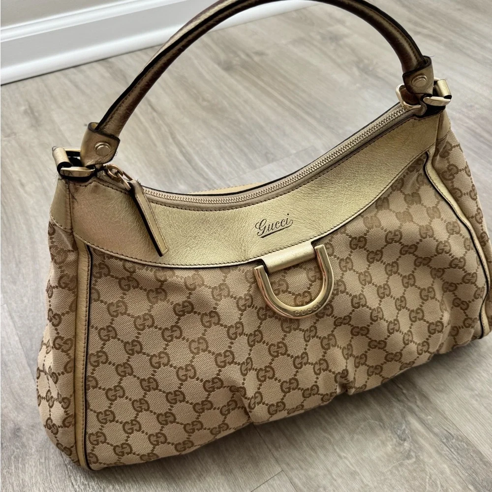 Gucci GG Canvas Abbey hobo bag